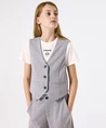 GARCIA Gilet Krijtstreep