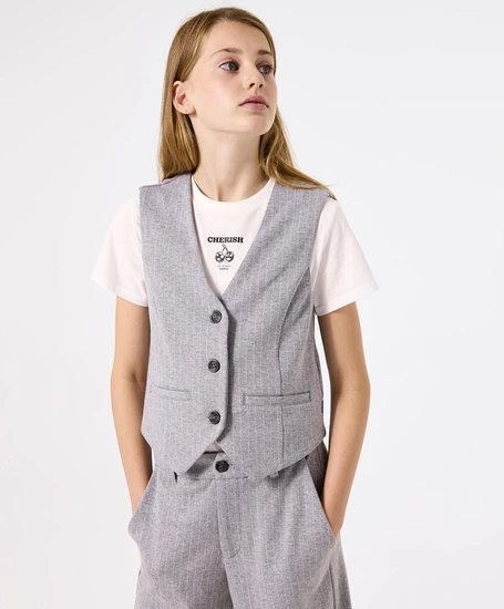 GARCIA Gilet Krijtstreep
