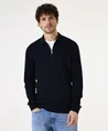 GARCIA Half Zip Trui Effen