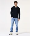 GARCIA Half Zip Trui Effen