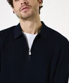GARCIA Half Zip Trui Effen