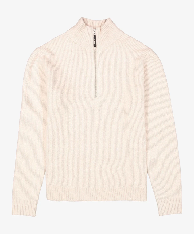 GARCIA Half Zip Trui Rib