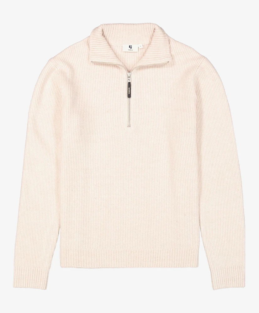 GARCIA Half Zip Trui Rib