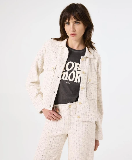 GARCIA Jacket Tweed Stijl