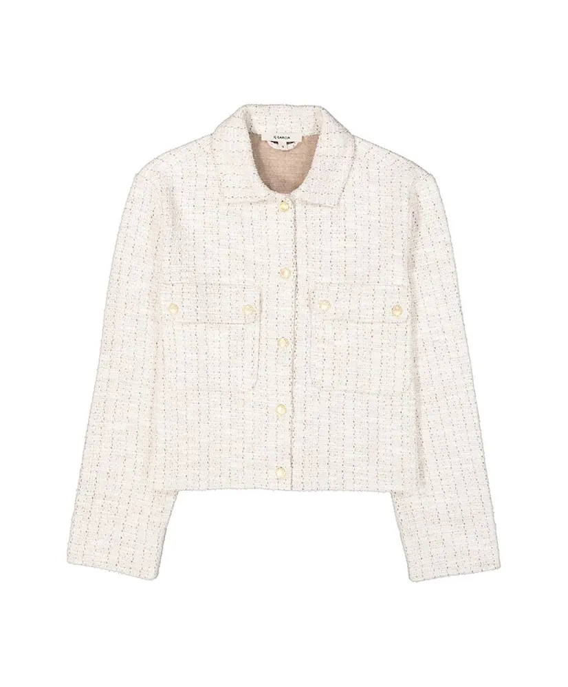 GARCIA Jacket Tweed Stijl