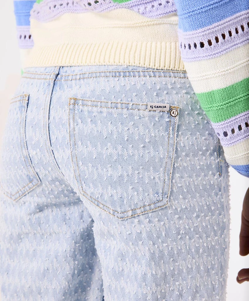 GARCIA Jeans Wide Leg Damaged