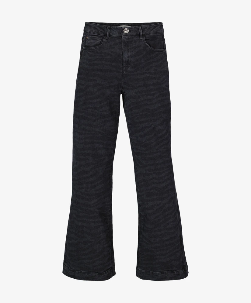 GARCIA Jeans Zebra Print Flared Fit