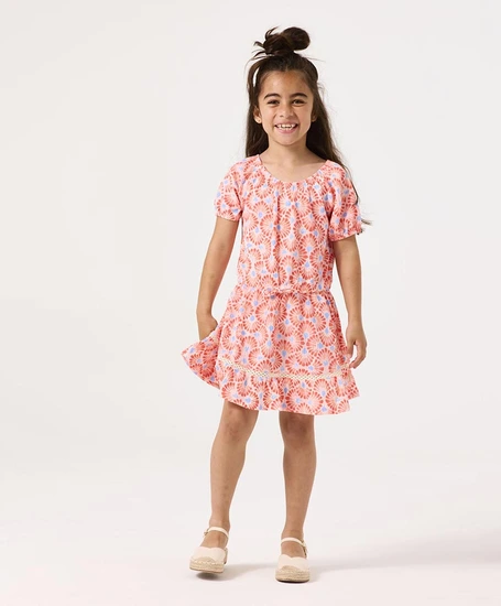 GARCIA Jurk Ruffle Allover Print