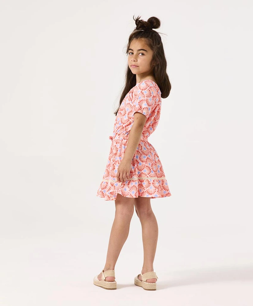 GARCIA Jurk Ruffle Allover Print