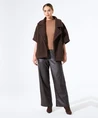 GARCIA Leren Broek Effen