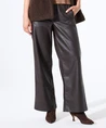 GARCIA Leren Broek Effen