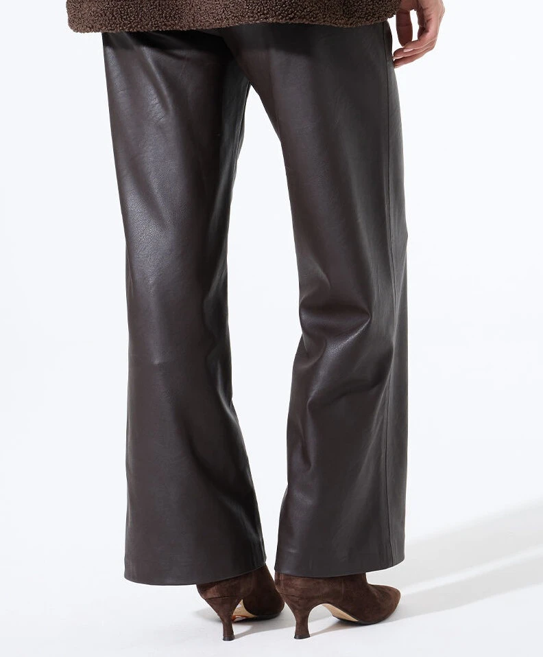 GARCIA Leren Broek Effen