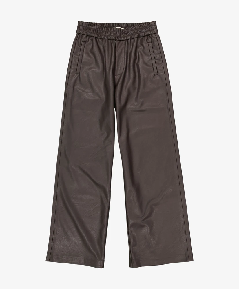 GARCIA Leren Broek Effen