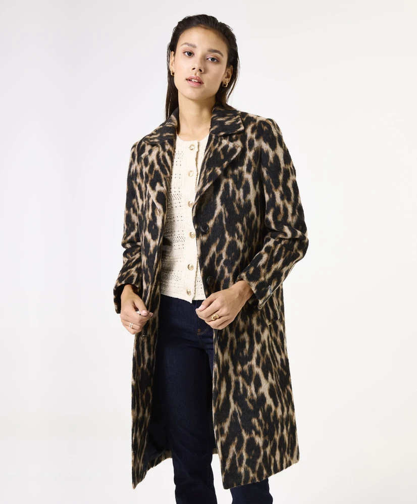 GARCIA Mantel Jas Leopard
