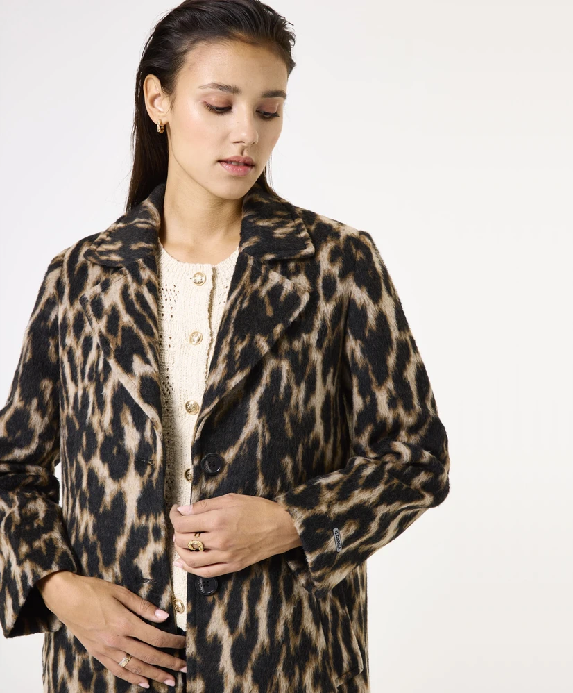 GARCIA Mantel Jas Leopard