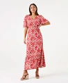 GARCIA Maxi Jurk Allover Print