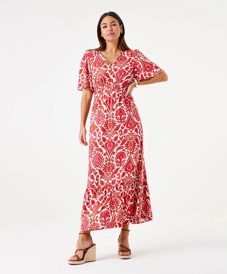 GARCIA Maxi Jurk Allover Print