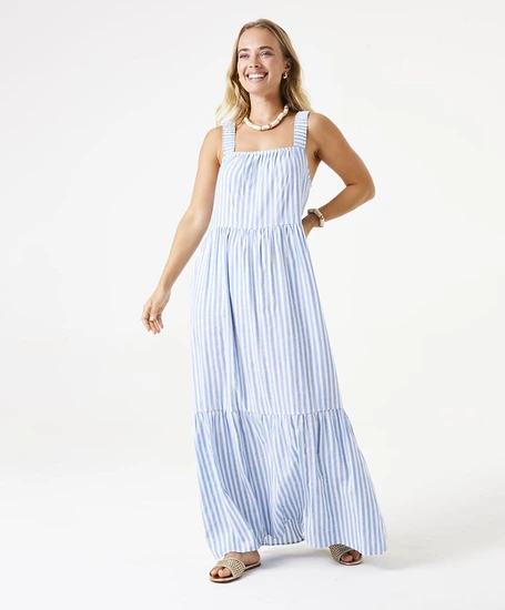 GARCIA Maxi Jurk Gestreept