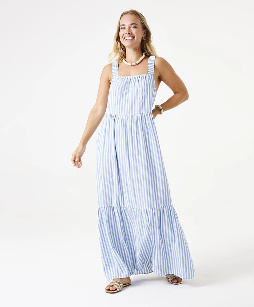 GARCIA Maxi Jurk Gestreept