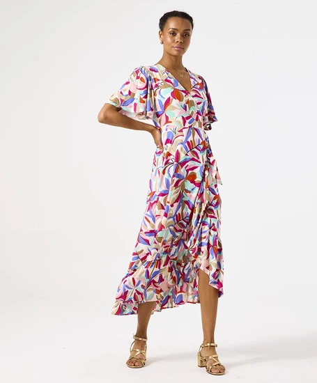 GARCIA Midi Jurk Allover Print