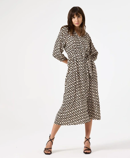 GARCIA Midi Jurk Allover Print