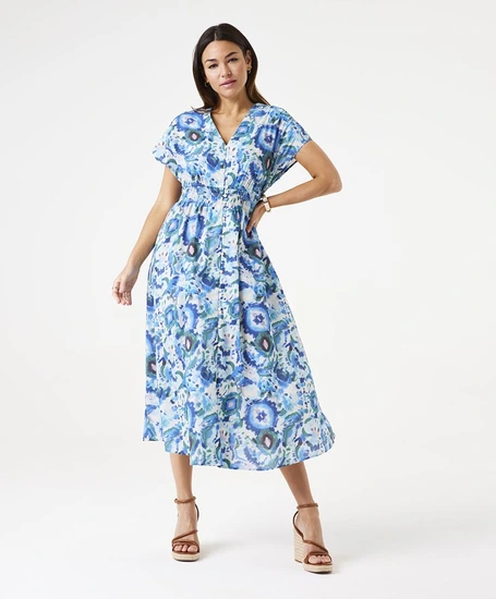 GARCIA Midi Jurk Allover Print