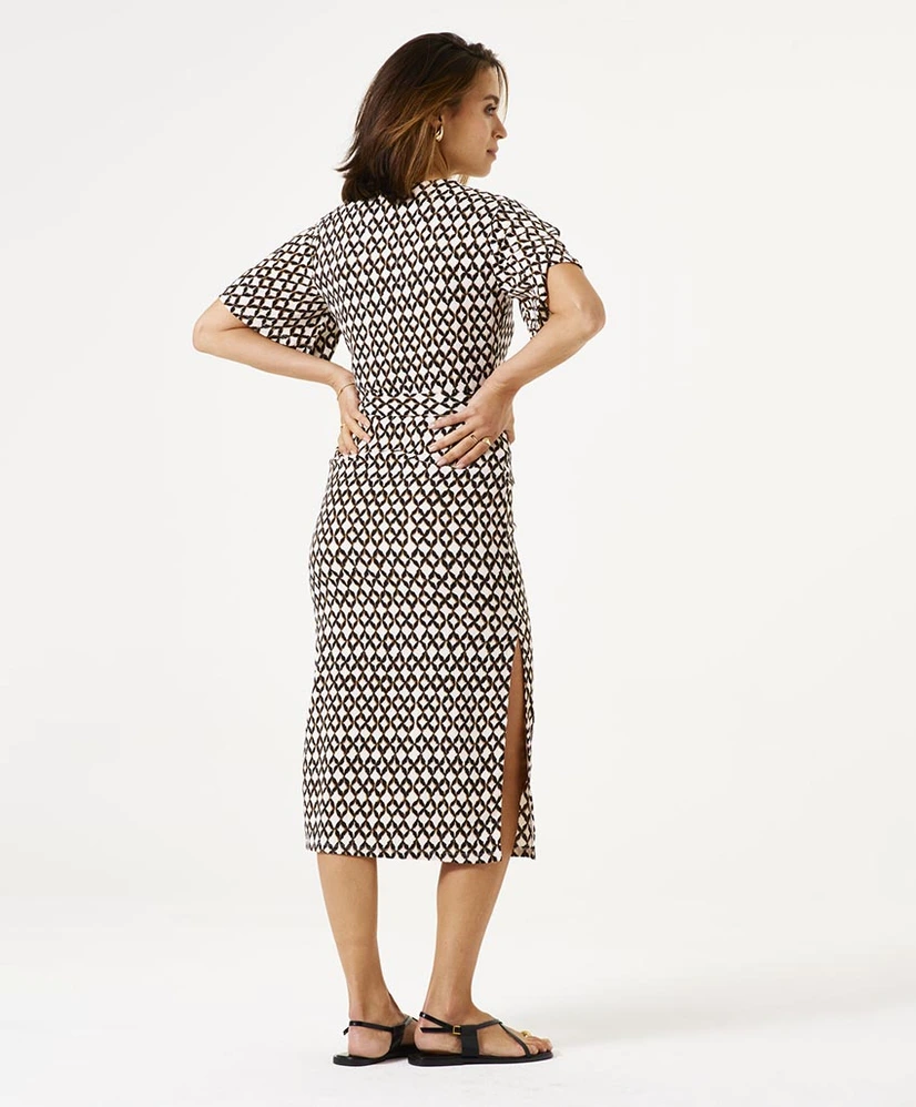GARCIA Midi Jurk Allover Print