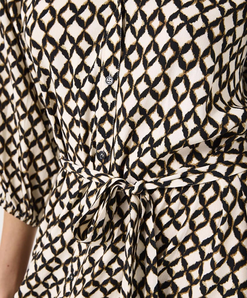 GARCIA Midi Jurk Allover Print