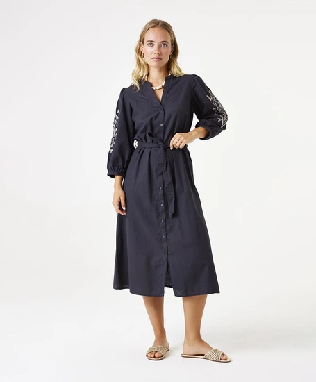 GARCIA Midi Jurk Borduursel