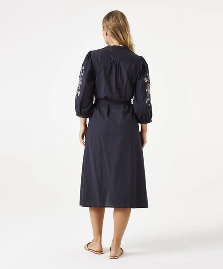 GARCIA Midi Jurk Borduursel