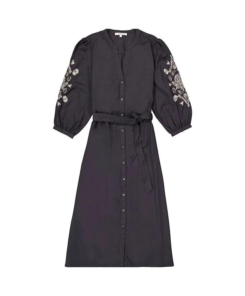 GARCIA Midi Jurk Borduursel