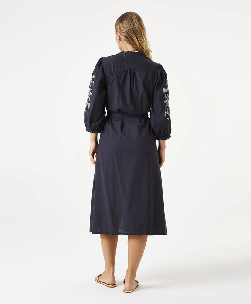 GARCIA Midi Jurk Borduursel