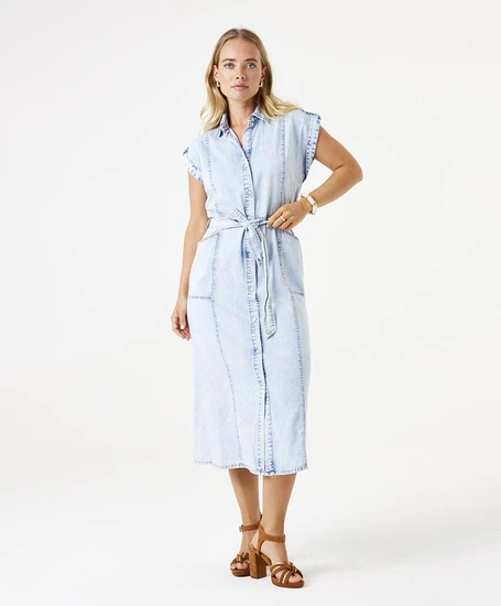 GARCIA Midi Jurk Denim