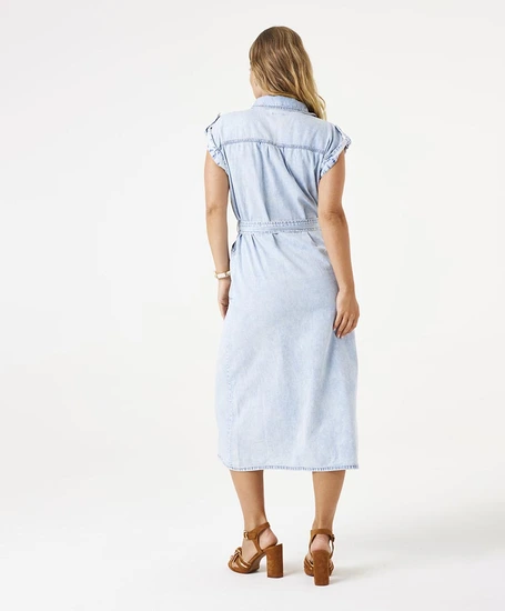 GARCIA Midi Jurk Denim