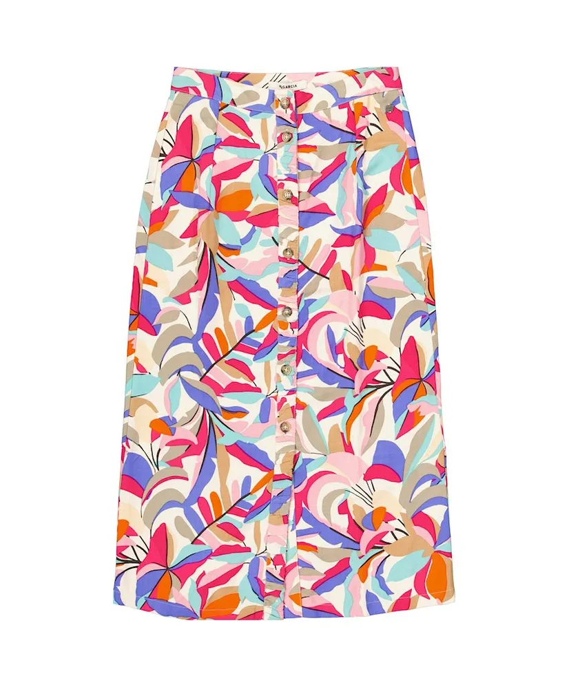GARCIA Midi Rok Allover Print