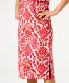 GARCIA Midi Rok Split Print