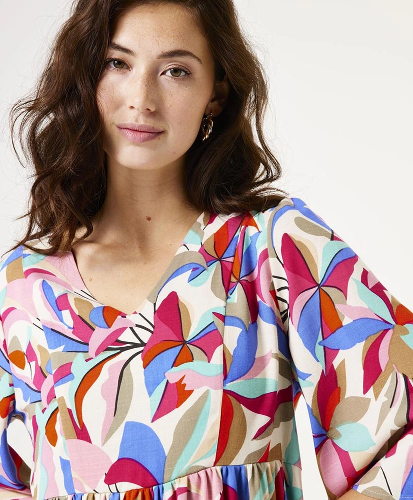GARCIA Mini Jurk Allover Print