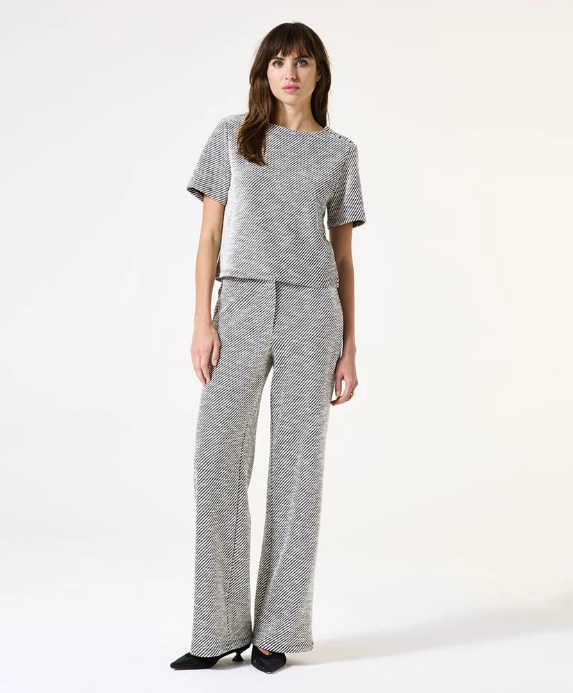 Garcia Pantalon Gestreept