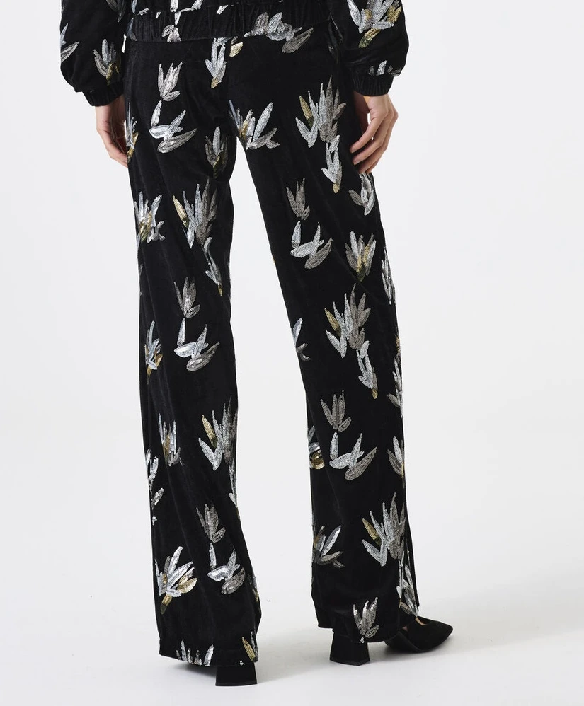 GARCIA Pantalon Pailletten Print