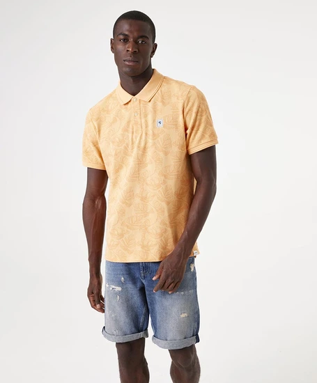 GARCIA Polo Allover Print