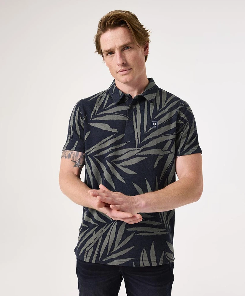 GARCIA Polo Allover Print