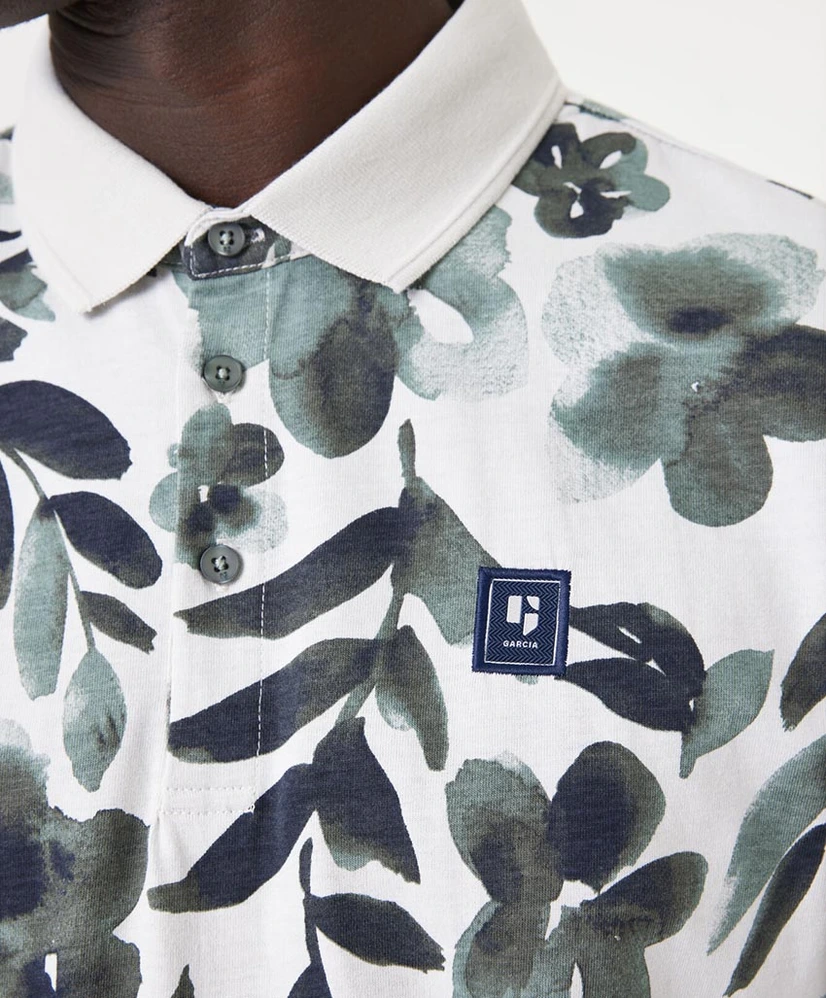 GARCIA Polo Allover Print