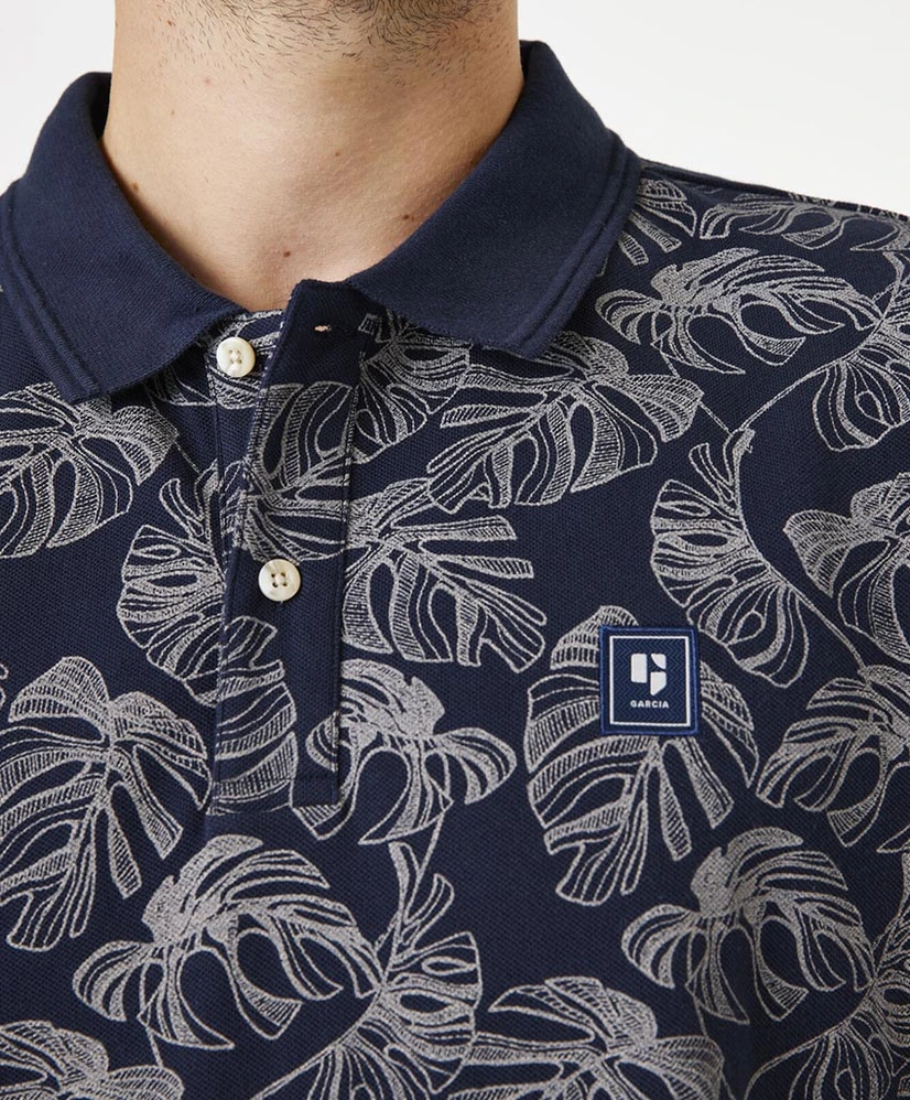 GARCIA Polo Allover Print