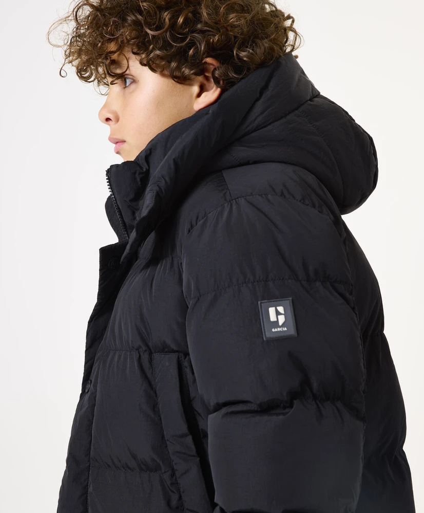 GARCIA Puffer Jas Effen