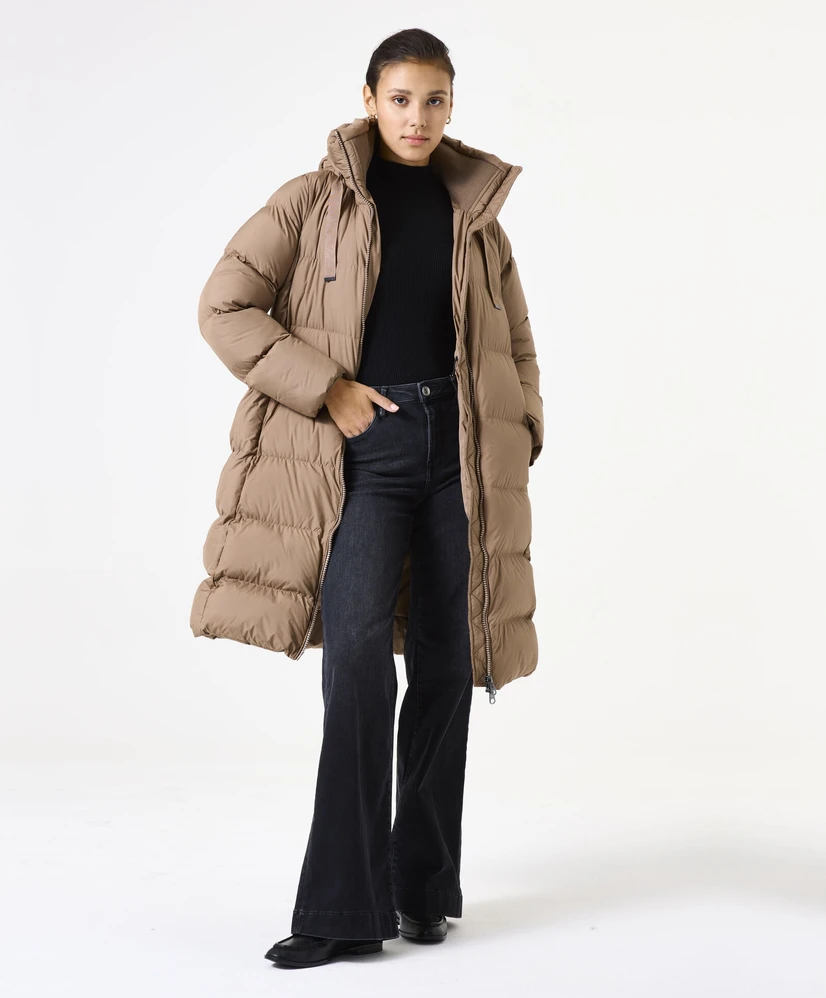 GARCIA Puffer Jas Effen