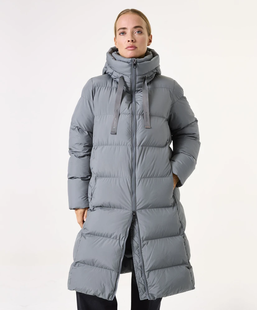 GARCIA Puffer Jas Effen
