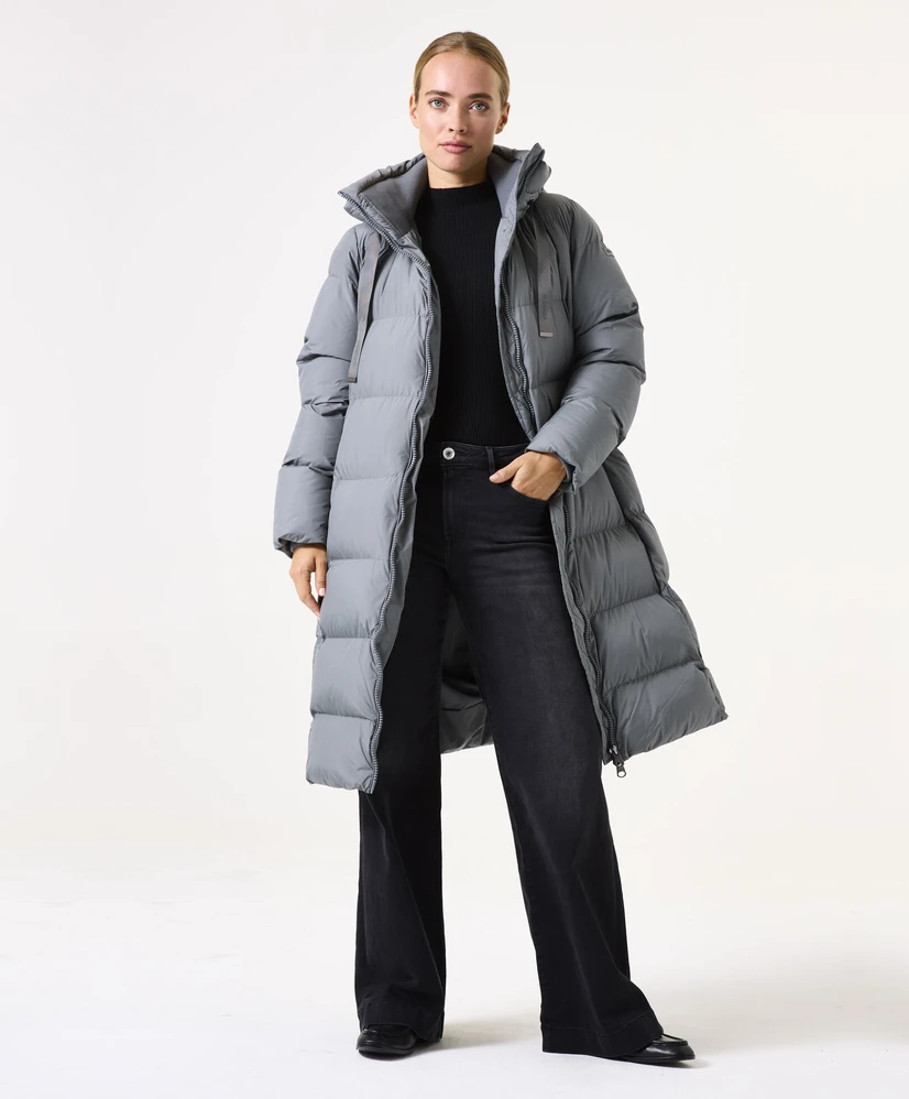 GARCIA Puffer Jas Effen