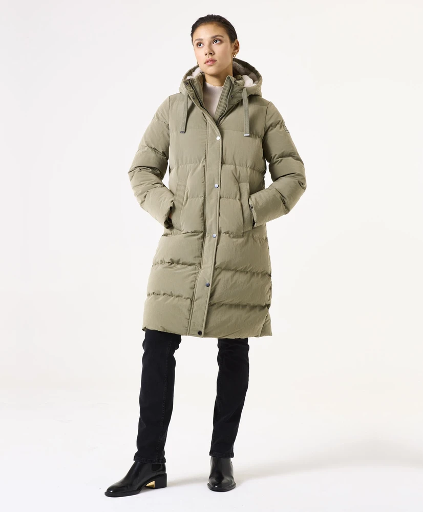 GARCIA Puffer Jas Effen