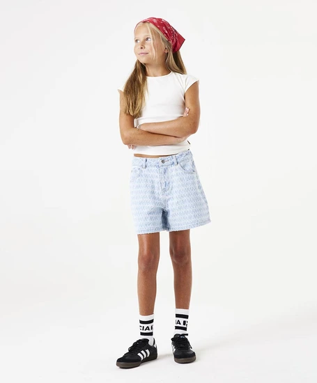 GARCIA Short Denim Structuur