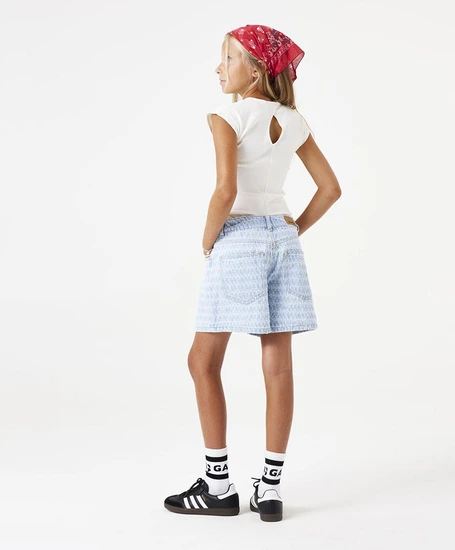 GARCIA Short Denim Structuur